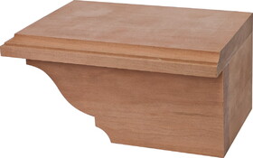 Hafele 634.29.009 Cabinet Foot,Traditional,4" X 7 3/4" X 4 7/8" Right,Cherry