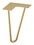 Hafele 634.46.035 Hair Pin Legs, Vintage,pearl gold; 200 mm height, Price/Set