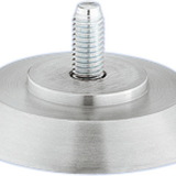 Hafele 634.50.467 Tapered Round Foot, without height adjustment, with M8 threaded stem
