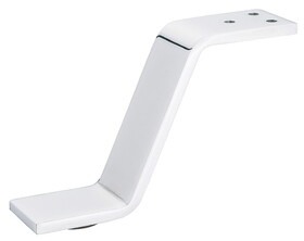 Hafele 634.84.210 FURNITURE FOOT S-CURVE POL CHROME ST