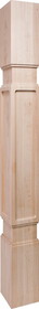 Hafele 635.74.180 WD POST PRAIR/TRANS MPL SQ 34 1/2X3 1/2