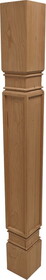 Hafele 635.74.120 Wood Post,34 1/2" X 3 1/2" X 3 1/2" (H X W X D) Arcadian Collection,Maple