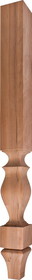Hafele 635.75.001 VANITY WD POST LAFAYETTE CHY 34 1/2X3X3 Price/Piece