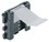 Hafele 637.47.491 AXILO PLINTH HOLDER FOR 16MM PL WH BL  Price/Piece