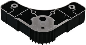 Hafele 637.79.311 Triangle Mounting Plate, &#216;46 mm,Screw-mount