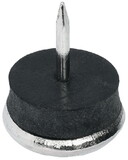 Hafele Furniture Glide, with Intermediate Rubber Layer, Knock-in