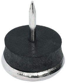 Hafele 650.11.181 Furniture Glide,With Intermediate Rubber Layer,Knock-In &#216; 18 mm (11/16")