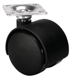 Hafele 660.04.351 Twin Wheel Caster,Free Running Screw-On Plate,Without Brake