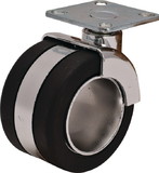 Hafele Caster Plate Mount Load-Bearing Capacity 110 lbs.