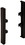 Hafele 792.00.320 Black Edge Profile, TAG Omni Track&#174;, Price/Set