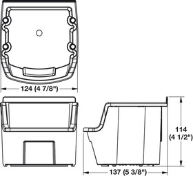 Hafele 792.14.340 Utility Bin, HandiACCESSORIES&#153;