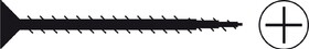 Hafele 792.16.960 Drywall Screws, HandiSCREWS&#153;,HandiSOLUTIONS, Silver, HSWS1525S, 2 1/2" length, 1000 pcs