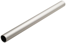 Hafele 801.42.937 Round Closet Rod with Supports, TAG Synergy Collection,Matt aluminum, 29 3/4"