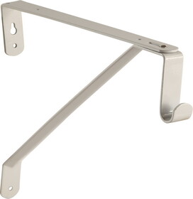 Hafele 805.39.201 Closet Rod Bracket,For Oval Closet Rod Chrome