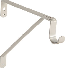 Hafele 805.39.202 Closet Rod Bracket,For Round Wood Closet Rod Chrome