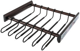 Hafele 12 Hanger Pants Rack Pull-out TAG Synergy Collection 18"