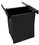 Hafele 807.52.331 Pull-Out Hamper, with Removable Bags, TAG Synergy Collection, Black, 18", 1 large bag