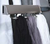 Hafele 807.67.523 Scarf Rack, TAG Synergy Elite Collection, 6 Hook, 13 7/8
