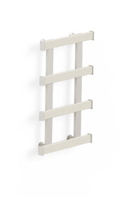 Hafele 807.71.310 Frame Kit,Tag Quartet Symphony Wall Mount System Width:13 1/2",Black,Oyster Leather