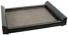 Hafele 807.78.103 Pull-Out Shelf, TAG ENGAGE,Slate gray and slate fabric, 30"