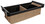 Hafele 807.78.321 Divided Deep Drawer, TAG ENGAGE, Black with beach fabric, 18" width