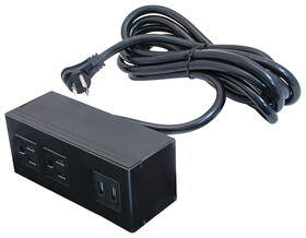 Hafele Angled Power and Data Module Dock 2110 with 2 Outlets Surface Mount