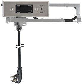 Hafele 822.53.364 Docking Drawer - In Drawer Outlet, Blade with 4 x USB-A ports,15 Amp Series, Model #1514-120S, stainless steel