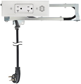 Hafele 822.53.394 Docking Drawer - In Drawer Outlet, Blade with 2 x 20A AC Outlets,20 Amp Series, Model #2012-160S, stainless steel