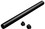 Hafele 830.28.830 Round Wardrobe Tube with Supports, TAG Synergy Collection, Black, 17 3/4"