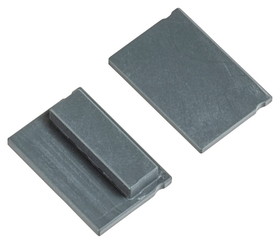 Hafele End cap for designer profile for surface mounting Plastic