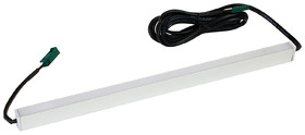 Hafele 833.70.942 Surface Mounted Light Bars, With Inline Switch, 24 V, Profile 2103 with Loox LED 3045, 9" Length; 3000K warm white