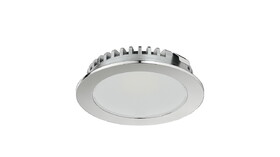 Hafele 833.75.320 Recess Mounted Downlight, Round, H&#228;fele Loox LED 3094, zinc alloy, 24 V,2700 K,Warm white,140 lm,56 lm/W,chrome colored