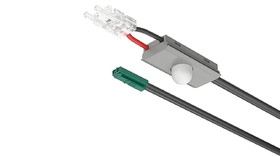 Hafele Motion Detector, Loox5, Monochrome 8 mm (5/16") Strip Lights in Aluminum Profiles