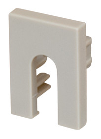 Hafele End Cap, Slotted, for Hafele Loox5 Profile 2103/2104