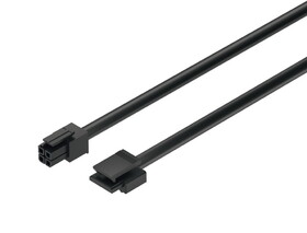 Hafele 833.89.140 Lead With Snap-In Connector,Lighting,For Modular Switches With Snap-In Connector,Length:0.5 M (19 11/16")