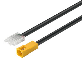 Hafele 833.93.719 Lead with Female Socket and Clip,H&#228;fele Loox5 for LED strip light, RGB, 10&nbsp;mm, 12 V, AWG 20, 100 mm