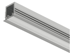 Hafele Recessed Aluminum Profile, Hafele Loox5 Profile 1104, for LED strip lights