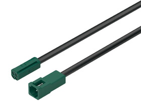 Hafele 833.95.720 Extension Lead,Lighting 24 V,3-Pin (Multi-White) 3.5 A,20 Awg,Length:(78 3/4") 2000 mm