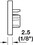 Hafele 833.95.780 Endcap for PROFILE 2103 pl.silver  Price/10 Piece