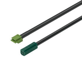 Hafele 833.95.790 Lead with Snap-In Connector, H&#228;fele Loox5, 3-wire 24 AWG, 12 V