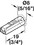 Hafele 833.95.791 Lead with Snap-In Connector, H&#228;fele Loox5, modular, Price/Piece