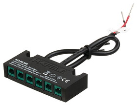 Hafele 833.95.880 6-Way Distributor, with Bare Wire Ends for Hardwired Applications,24 V