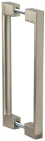 Hafele Door Pull Stainless Steel Matt Back to Back