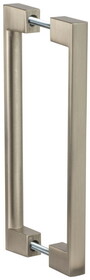 Hafele 901.00.576 Door Pull,Stainless Steel Matte,Back-To-Back Ctc:384 mm