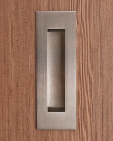 Hafele 902.01.522 Flush Pull,For Wood Doors Glue-In Type,Matt