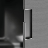 Hafele Flush Pull Handle for Sliding Wood Doors, Contemporary