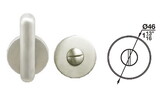 Hafele 902.53.348 Thumbturn With Emergency Release,Ada Compliant Mortise Lock With Deadbolt Satin Stainless Steel