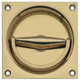 Hafele 910.60.108 Flush Ring Pull Handle, Brass