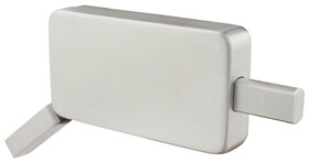 Hafele 911.27.159 Bl210 Privacy Lock,For Sliding Barn Door With Ada Thumb-Lever,Matt Stainless Steel