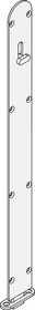 Hafele 911.62.753 Flush Bolt, Brass,Al Fresco Summit, 450 mm (17 11/16"), EPD Black